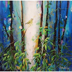 Zohaib Rind, 18 x 18 Inch, Acrylic on Canvas, Landscape Painting, AC-ZR-345